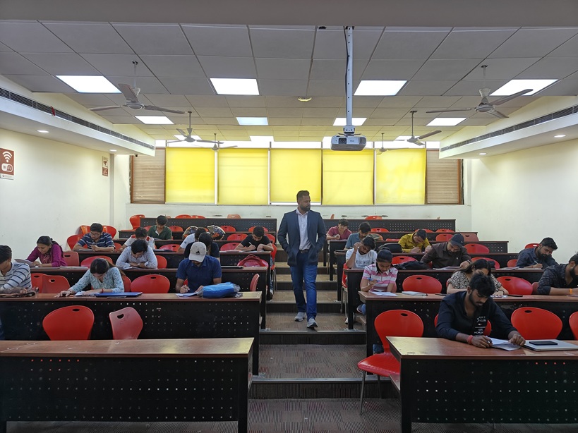 A different angle of a training session.