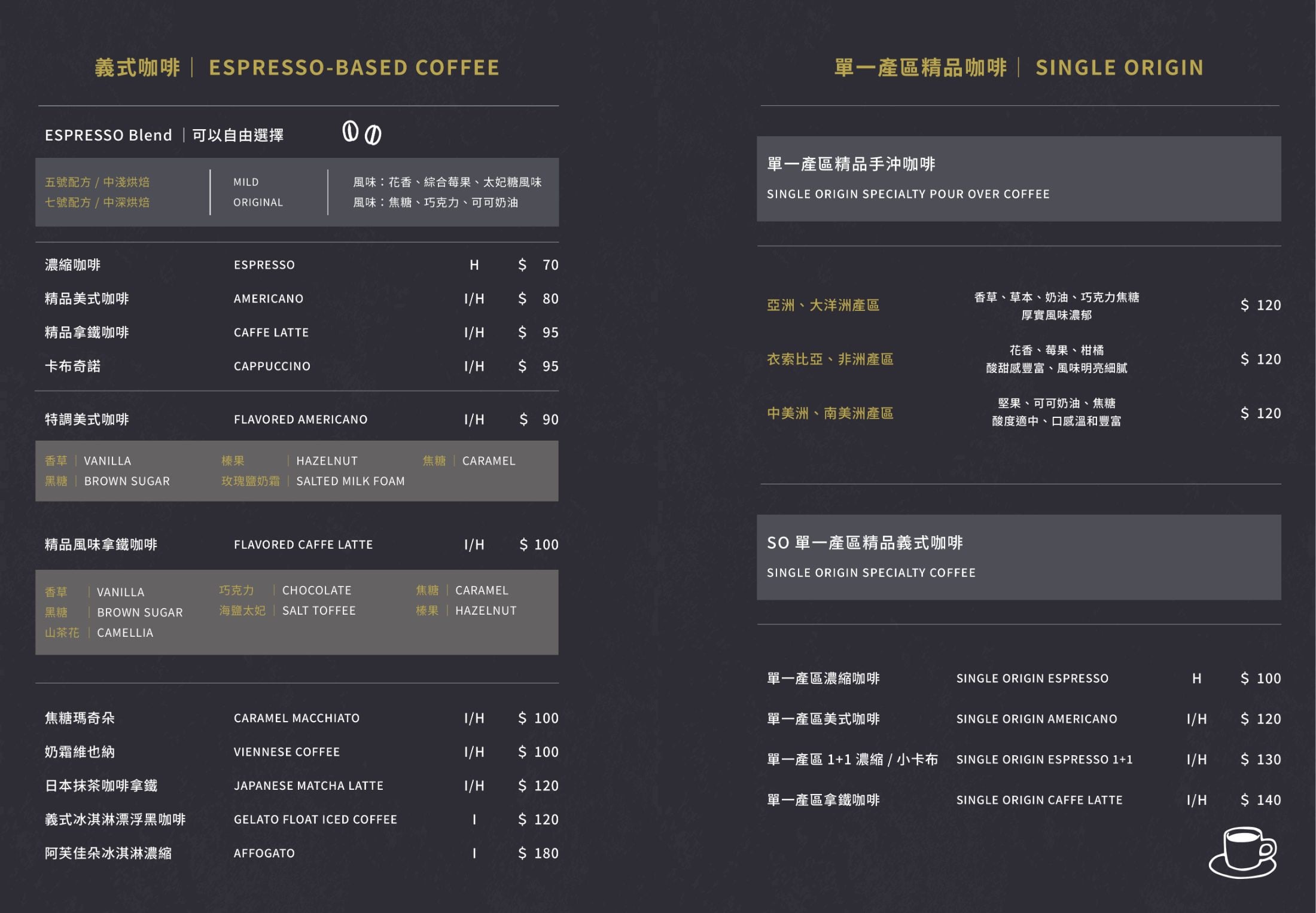 CASTER COFFEE 向上店GU/專業外帶/甜點/特調咖啡/咖啡豆 最新菜單照片第 3 頁