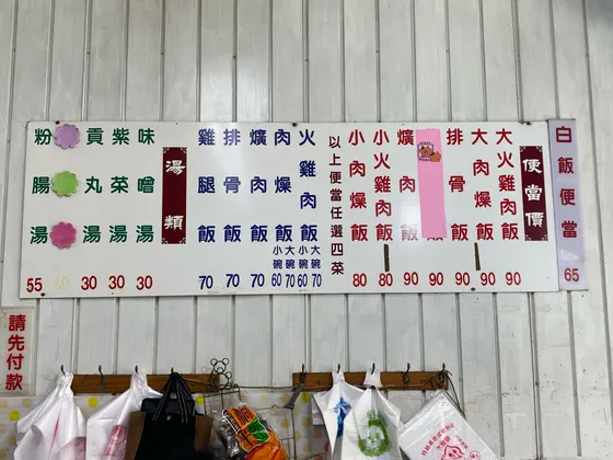嘉義火雞肉飯 最新菜單照片