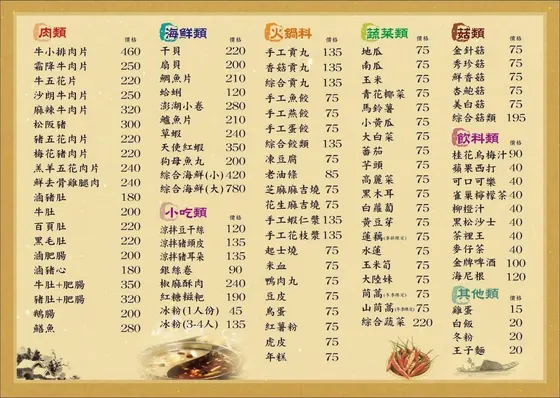 錦官印象-老成都火鍋 最新菜單照片第 3 頁