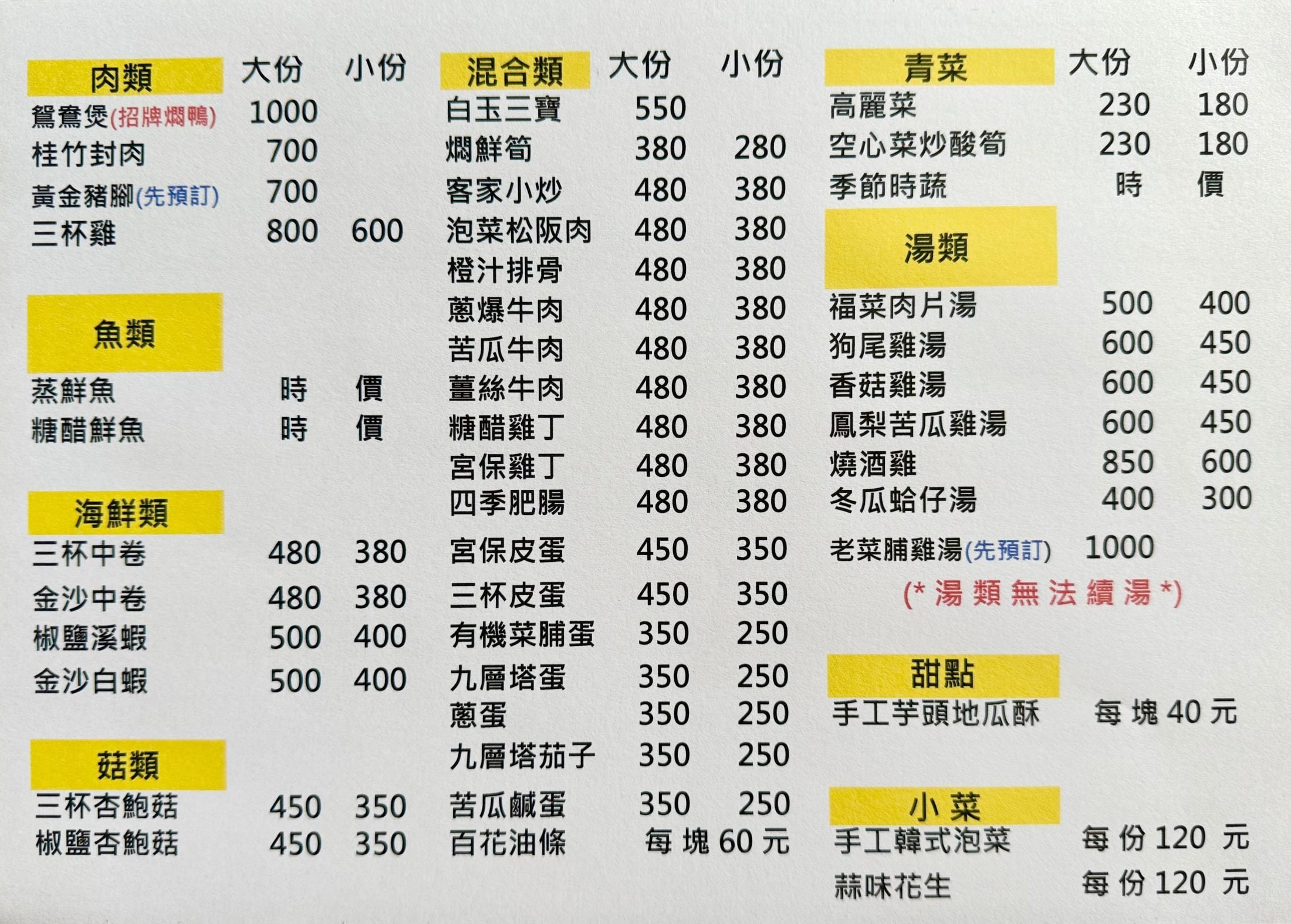梁家芽園 最新菜單照片第 3 頁