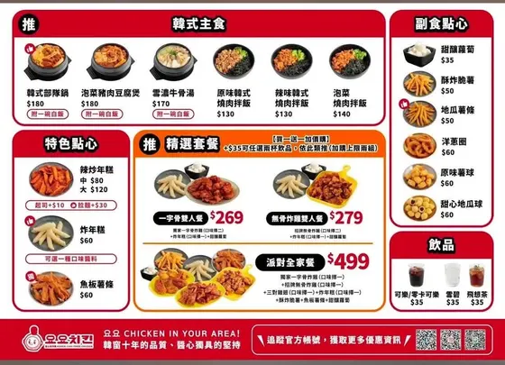 釜山崔炸雞豐原總店 最新菜單照片第 2 頁