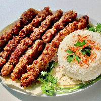 Döymə Kabab düyü ilə