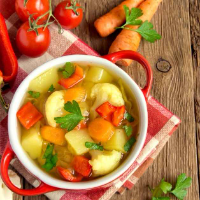 Tərəvəz şorbası / Vegetable soup