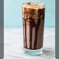 Coklat ice latte