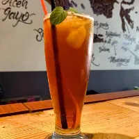 Lychee tea with honey