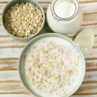 Milk oatmeal