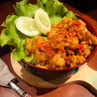 Rice bowl geprek