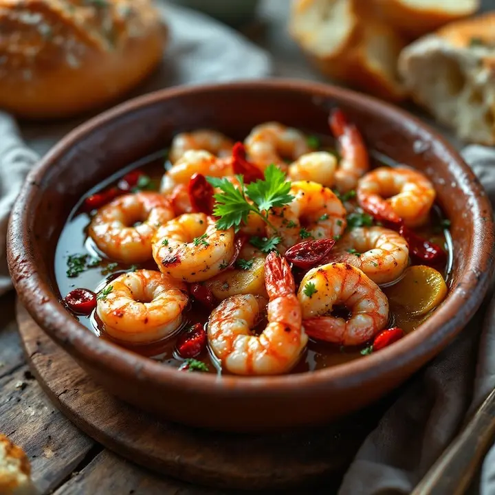 Gambas al ajillo