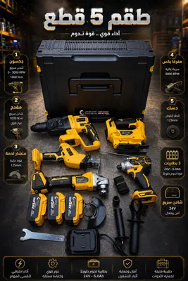 5-Piece Cordless Tool Kit