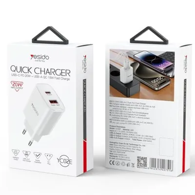 Yesido YC02E 20W Type-C