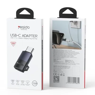 Yesido GS28 8 Pin Female to Type‑C Male 60W Charging Adapter