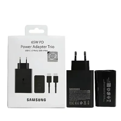 SAMSUNG PD 65W Super Fast Charger Trio