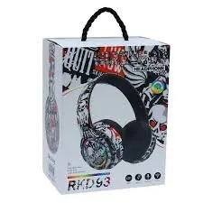 705HeadPhone Graffiti Printed Bluetooth