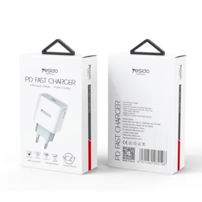 YC27 18W Type-C Port Fast Charging Charger