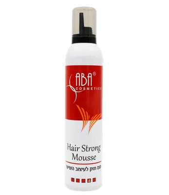 Strong hair styling mousse
