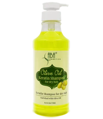 Keratin Shampoo for Dry Hair Enriched with Olive Oil