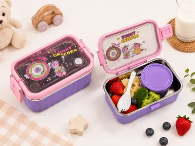 Rectangular Lunch Box with Handle
