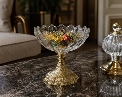Glass serving set