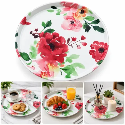 Decorated Plastic Tray