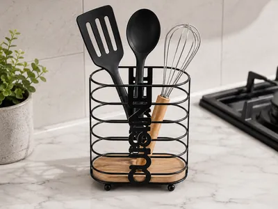 Kitchen Utensil Organizer Basket