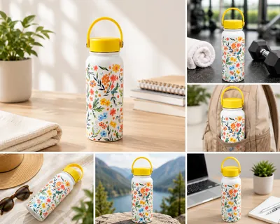 Decorated Water Bottle