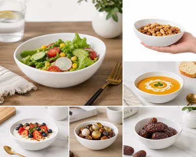 Porcelain nut bowls set