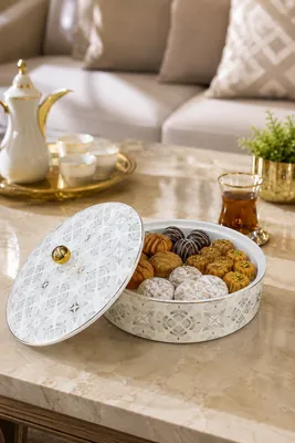 Decorated Serving Bowl