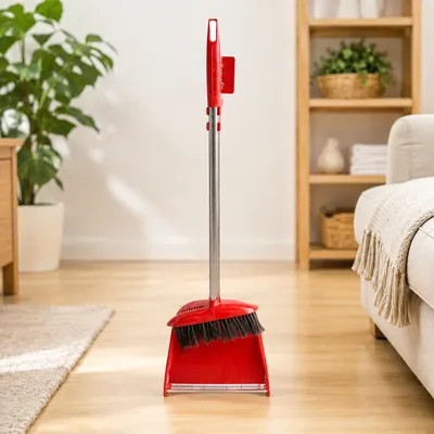 Broom and dustpan