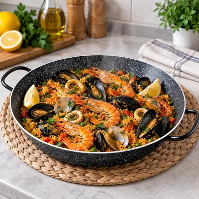 Large cooking pan