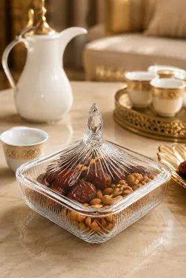 Modern acrylic serving bowl