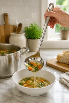Silver Soup Ladle