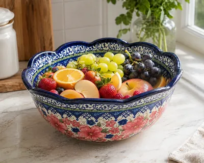 Decorated porcelain bowl