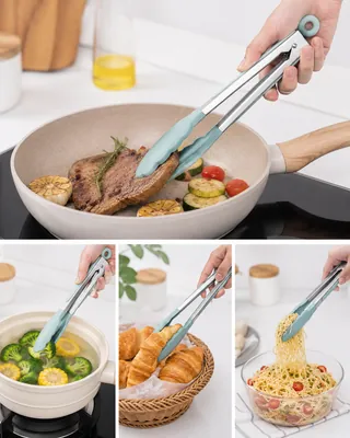 Silicone tongs
