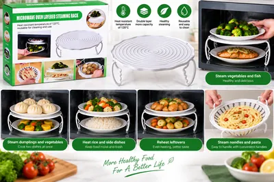 Microwave Plate Organizer