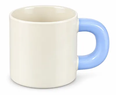 Colored Handle Mug