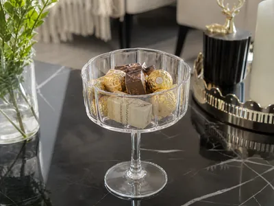 Transparent Serving Bowl