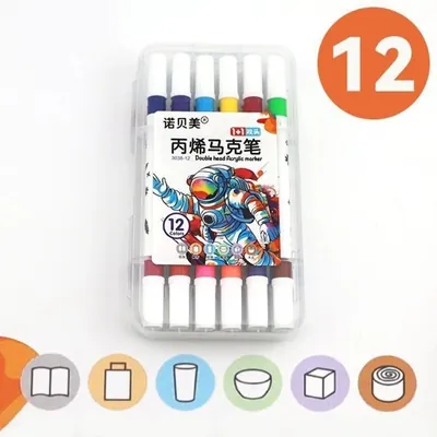 Double-ended color pens