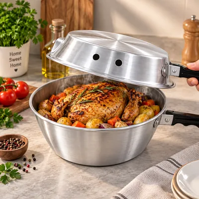 Metal Bread Baking Pot