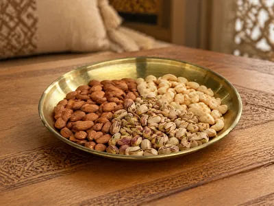 Gold Serving Plate