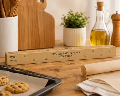 Brown non-stick baking paper