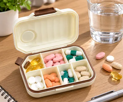 Small Medicine Organizer Box