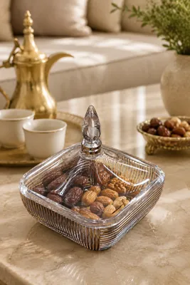 Gold Acrylic Serving Tray