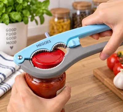 Bottle & Jar Opener for Plastic Bottles and Glass Jars