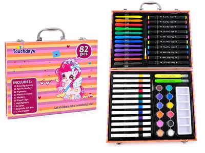 Kids' Drawing Art Set – 82 Pieces