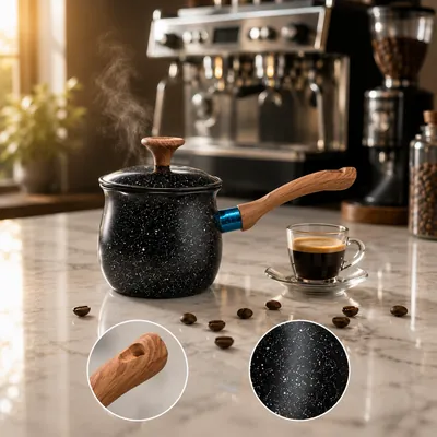 Coffee kettle with lid