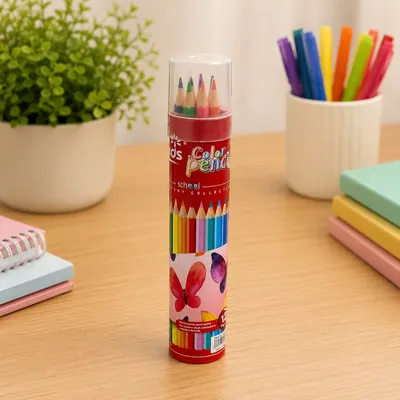 Wooden Colored Pencils Set