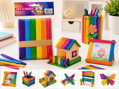 Colored Craft Sticks