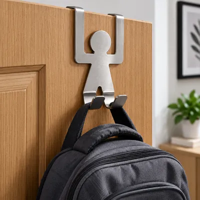 Metal door hook