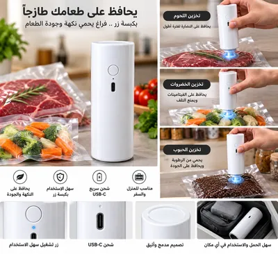 Portable vacuum sealer